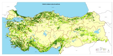 Turkey occupies an area of 783,356 sq. Forest Map of Turkey ~ Turkey Physical Political Maps of ...