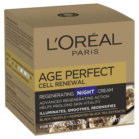 buy l oreal paris age perfect cell renewal night cream 50ml online at chemist warehouse®