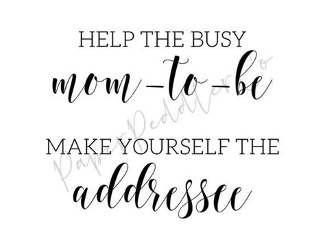 Instant Download Please Help The Busy Mom To Be Make Yourself Etsy