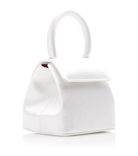 Mini Satin Liza Top Handle Bag