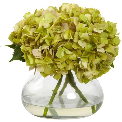 Maybe you would like to learn more about one of these? 9 inch Large Silk Blooming Hydrangea in Decorative Vase | 1357