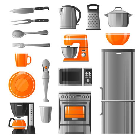 ¿pensando en renovar tu cocina o en comprar electrodomésticos? Electrodomésticos y utensilios de cocina conjunto de ...