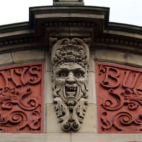 Mascaron Gargoyles Dark Visions Lion Sculpture