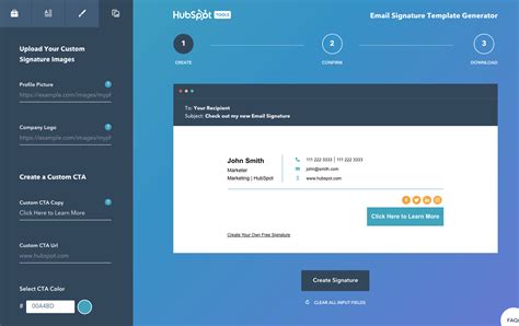 I added an image to my email signature. Free Email Signature Template Generator by HubSpot