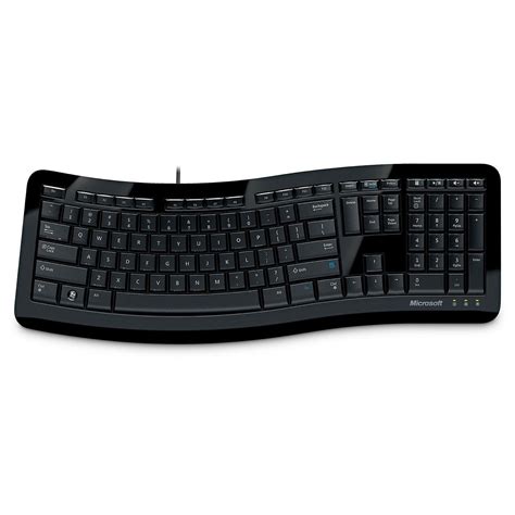 Clavier Microsoft Qwerty Anglais Us Confort Curve Keyboard 3000