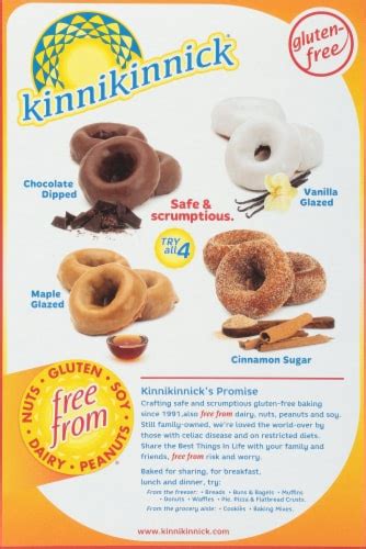 Kinnikinnick Vanilla Glazed Donuts 6 Count 113 Oz Kroger