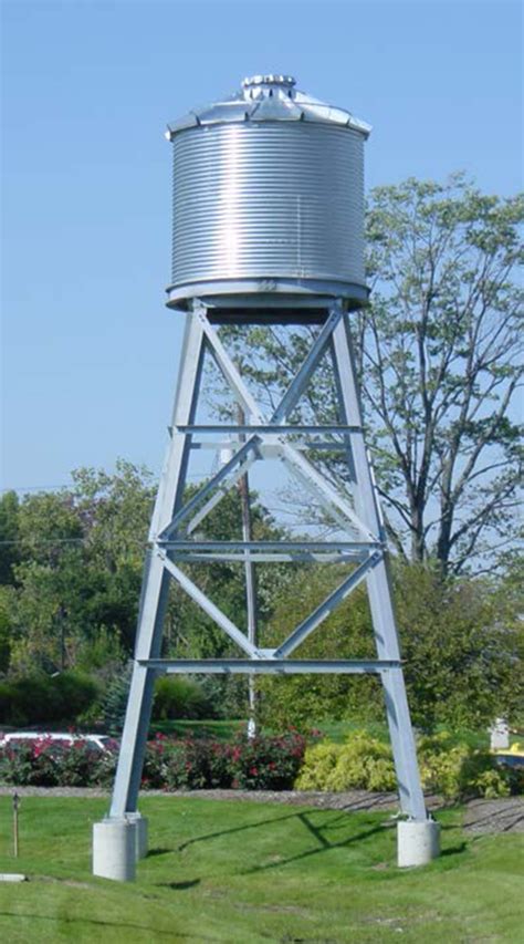 Water Tank On Tower Park Corgal 0802 Water Storage Tanks Inc