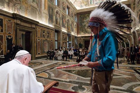 For Indigenous Canadians Pope Francis’ Age Is Advantage He’s An Elder Northwest Catholic