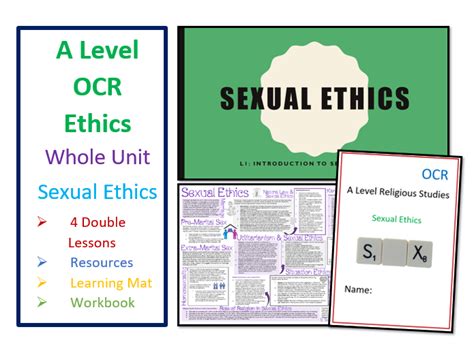 Ocr A Level Religion And Ethics Sexual Ethics Unit Whole Unit Of Resources And Revision
