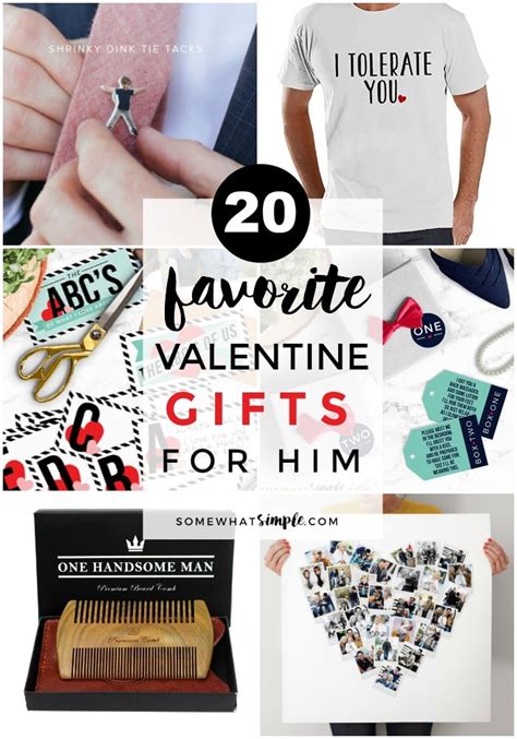 Maybe you would like to learn more about one of these? 20 BEST Valentine Gifts For Him | Somewhat Simple