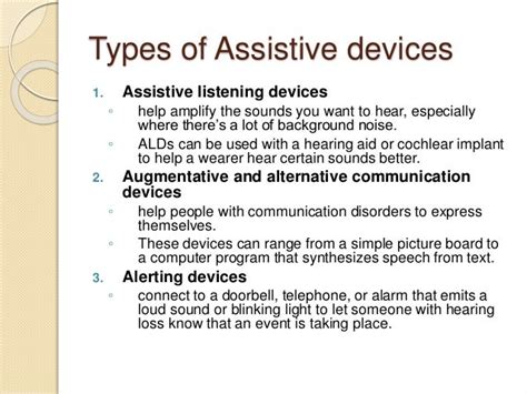 Assistive Technology For Deaf Or Hard Of Hearing