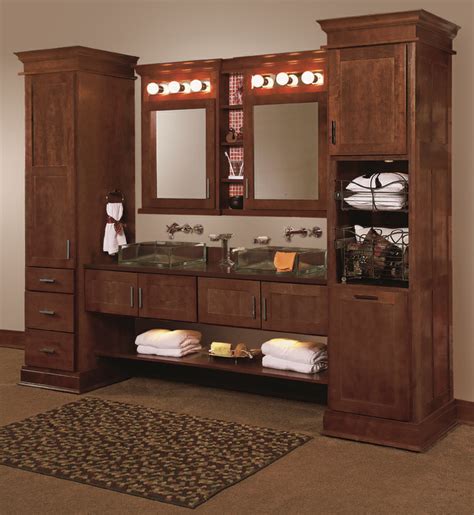 60 inch harvard vanity matched set with available wall mirror and linen tower in antique cherry finish. 43 best images about Projects to Try on Pinterest ...