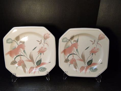 Vintage homer laughlin eggshell georgian, nautilus, cavalier and swing replacements. Mikasa Silk Flowers Dinner Plates F3003 10" TWO EXCELLENT ...