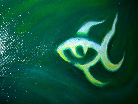 Fish Eye Underwater Painting