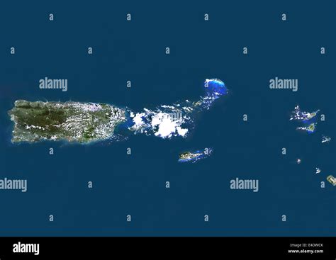 Vista Satelital Centroamérica Caribe País Fotografías E Imágenes De