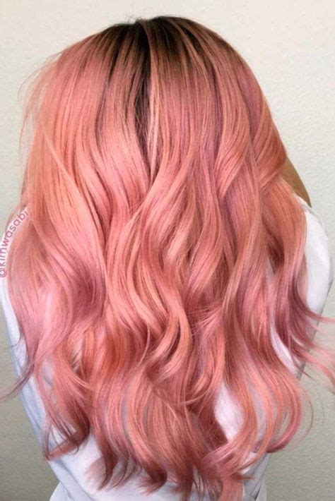 46 Beautiful Rose Gold Hair Color Ideas Seasonoutfit Hair Color