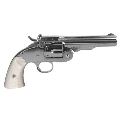 Uberti 1875 No 3 Top Break 45 Colt 5 Bbl Fn Plated Steel Revolver