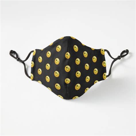 Game Face Emoji Emoticon Yellow Gamer Controller Face Mask By