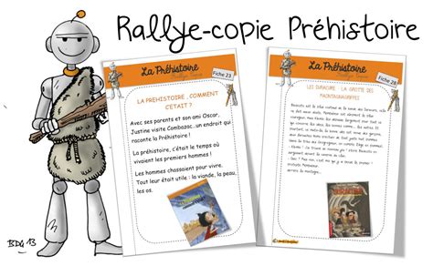 Rallye Copie Préhistoire Par Bout De Gomme Jenseignefr