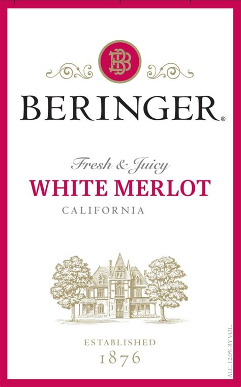 Those who consider themselves wine connoisseurs can put their palates to the test by comparing. Beringer White Merlot 2015 | Wine.com