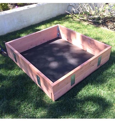 Diy Wood Sandbox Tutorial For Backyard Play Area Artofit