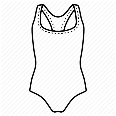 Bathing Suit Coloring Page