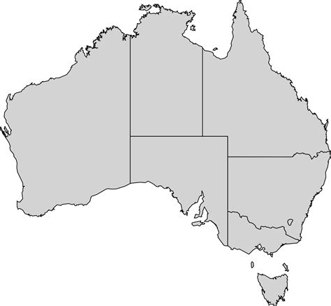 Download Australian States Map 17 Excellent Outline File Australia
