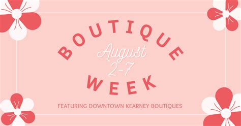Boutique Week On The Bricks Downtown Kearney