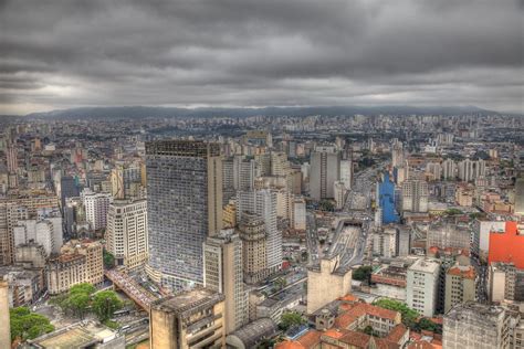Sao Paulo Skyline Hdr Sao Paulo Hdr Ibook Dec Am Flickr
