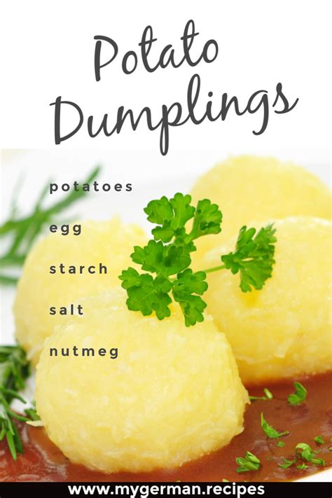 How To Make Potato Dumplings ⋆ My German Recipes Recipe