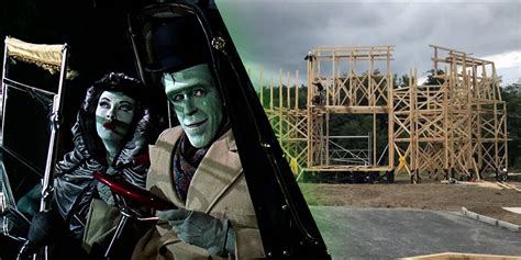 Rob Zombies Munsters Movie Begins Building 1313 Mockingbird Lane Set