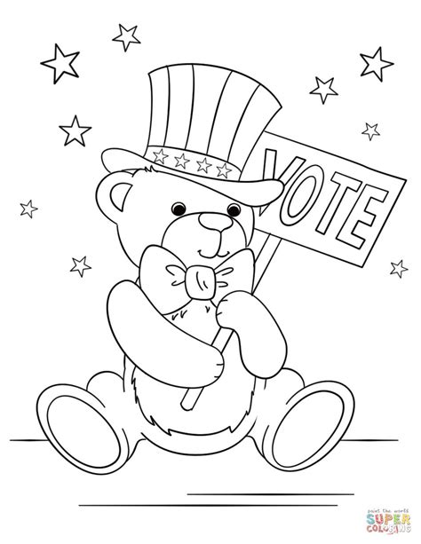 election day coloring pages  getcoloringscom  printable colorings pages  print  color