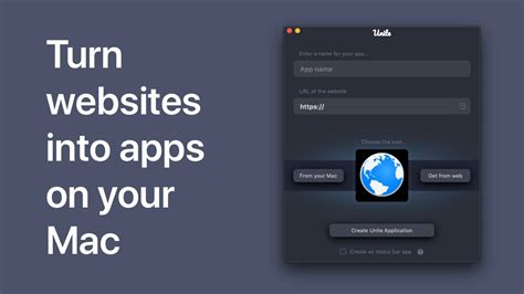 Magically turn any websites into mac apps. Introducing Unite 2 for macOS - Turn websites into apps on ...