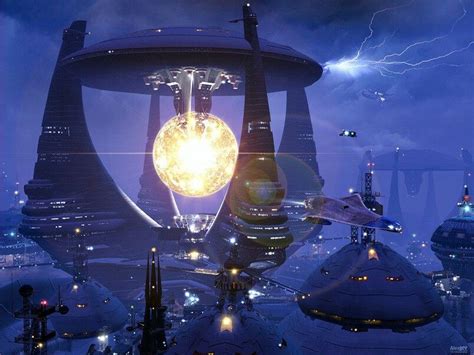 Surge Art Science Fiction Scifi City Life In Space Environment