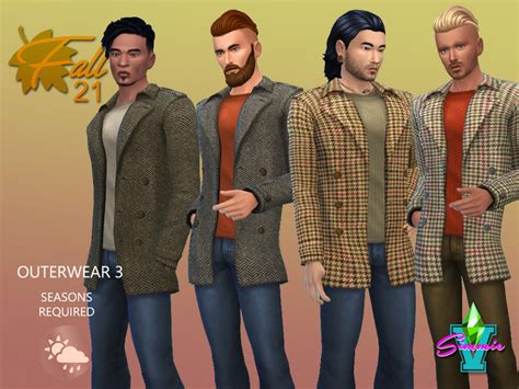 The Sims Resource Simmiev Fall21 Outerwear 3