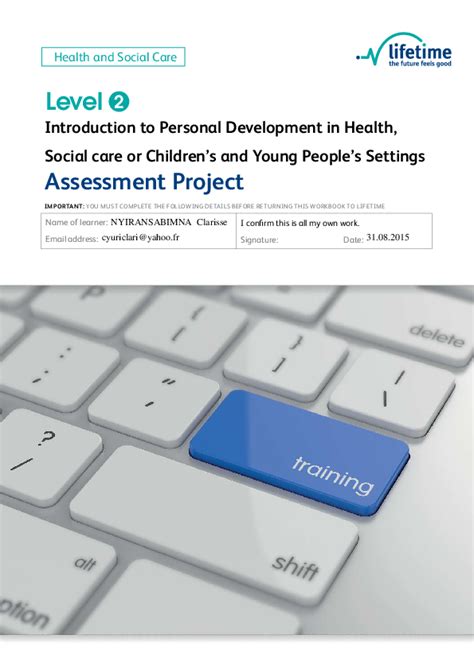 Pdf Level 2 Introduction To Personal Development In Health Social