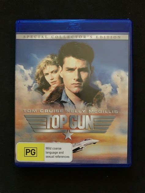 Top Gun Blu Ray 1986 Tom Cruise Tim Robbins Kelly Mcgillis Retro