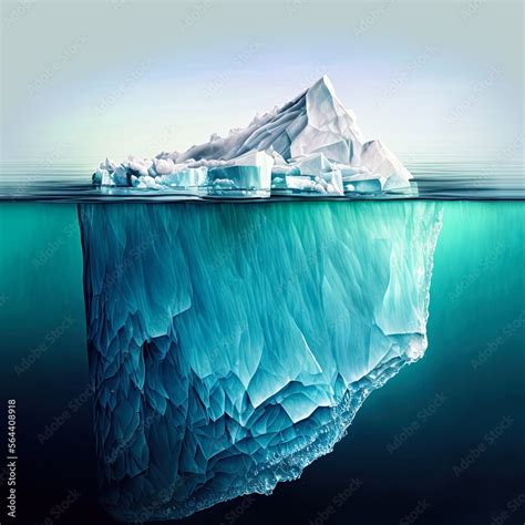 Tip Of The Iceberg Business Concept Generative Ai Iceberg Success