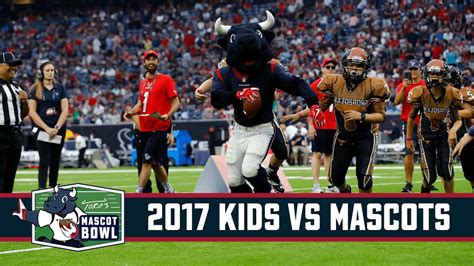 2017 Kids Vs Mascots Football Quadruple Reverse For The Win Youtube
