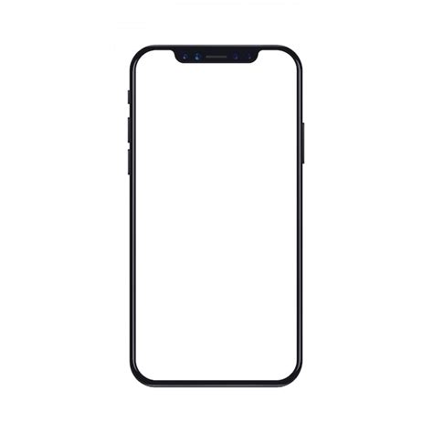 Premium Vector Mobile Smartphone Phone Mockup Isolated On White