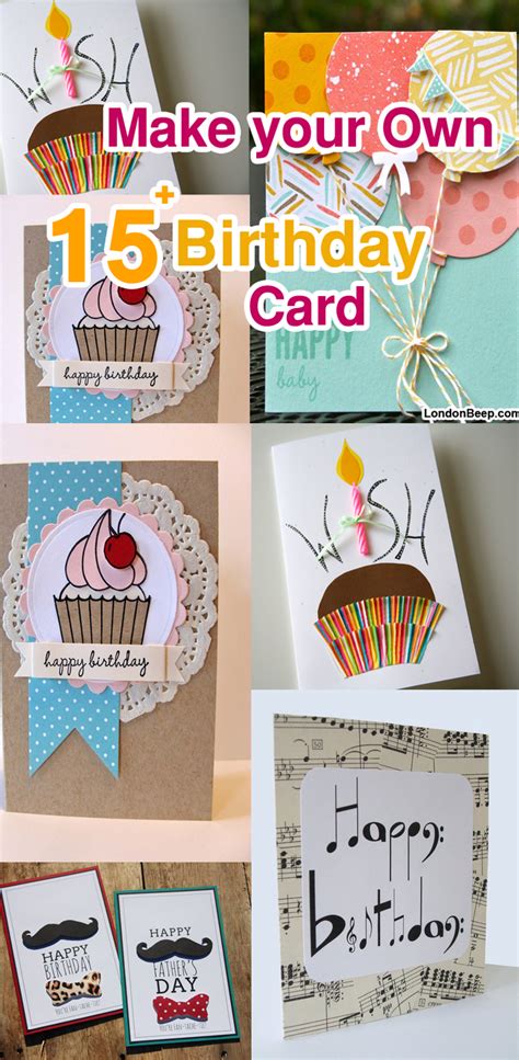 Make Your Own Happy Birthday Card Ideal Choose From Thousands Of