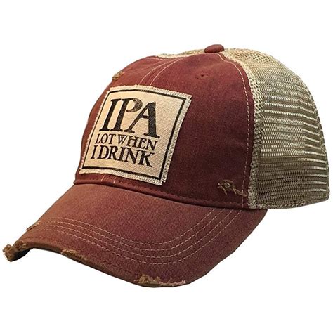 Vintage Life Ipa Lot When I Drink Trucker Hats Baseball Caps With