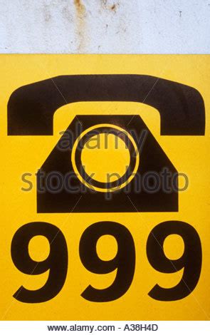 Call police, fire and ambulance using universal emergency cell phone and mobile numbers. British emergency phone number 999 Stock Photo - Alamy