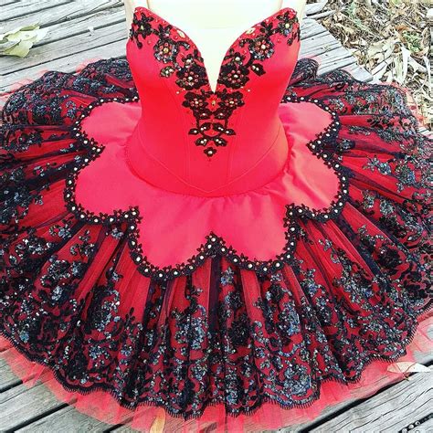 tutus by dani australia on instagram “red and black spanish tutu” classical ballet tutu