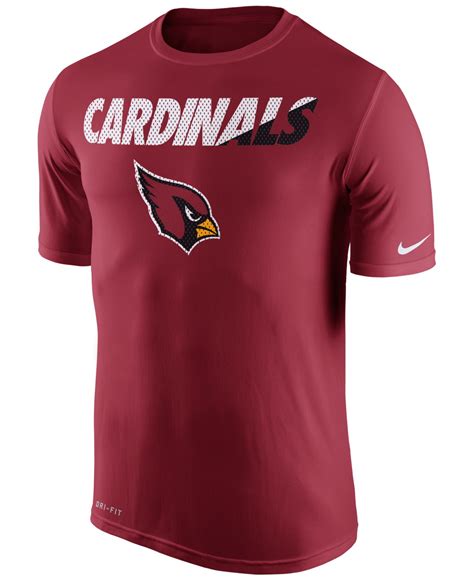 Nike Mens Arizona Cardinals Legend Staff Practice T Shirt In Red For