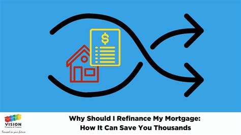 Why Should I Refinance My Mortgage Vision Property And Finance