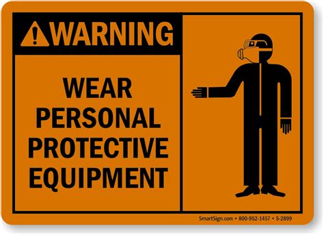 Wear Personal Protective Equipment Sign Sku S 2899