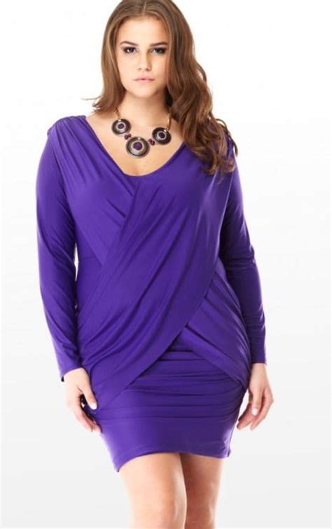 Plus Size Ruched Dress Pluslookeu Collection