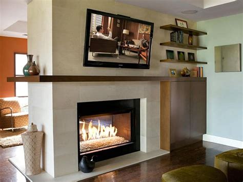 Decorating With Floating Shelves Contemporary Fireplace Fireplace