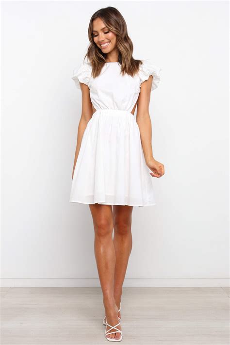 Delany Dress White Petal And Pup